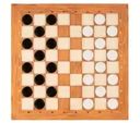 Игра настольная "Шашки-нарды", 30х30 см, в ассортименте