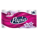 Туалетная бумага Papia Балийский цветок 3 слоя, 8 рулонов 