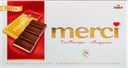 Шоколад темный MERCI Марципан, 112г