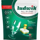 Таблетки для посудомоечных машин Ludwik All in One Ultimate Power Грейпфрут, 41 шт.