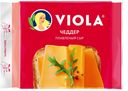 БЗМЖ Сыр плавленый Viola Чеддер в ломтиках 140г