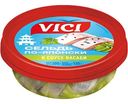 Сельдь по-японски Vici филе-кусочки в соусе васаби Россия, 200г