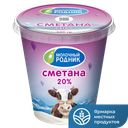 Сметана МОЛОЧНЫЙ РОДНИК 20%, 300г