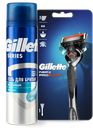 Вместе выгоднее: Бритва Gillette Fusion 5 ProGlide + Гель для бритья Gillette Series, 200 мл
