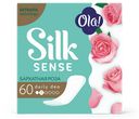 Прокладки ежедневные Ola! Silk sense daily deo бархатная роза, 60шт