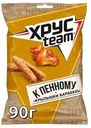 Сухарики Хрусteam К пенному 90гр крылышки барбекю