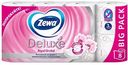 Туалетная бумага Zewa Deluxe орхидея 3 слоя, 8 рулонов