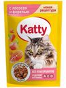 Корм влажный Katty с лососем и форелью в соусе для кошек 85г