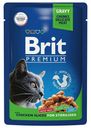 Влажный корм Brit Premium с курицей для стерилизованных кошек 85 г
