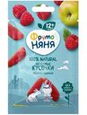 Фруктовые кусочки ФрутоНяня яблоко-малина, 15г