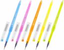 Ручка гелевая BRAUBERG DIAMOND PASTEL, СИНЯЯ, корпус ассорти