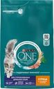 Корм сухой Purina One Курица для стерилизованных домашних кошек полнорационный 3кг