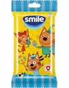 Влажные салфетки очищающие от чернил Smile Три Кота, в ассортименте, 15 шт.