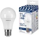 Лампа светодиодная Ergolux Е27 холодный свет, груша, 11Вт