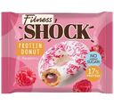 Донат Fitnesshock с малиновой начинкой, 70г