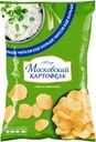 Чипсы МОСКОВСКИЙ КАРТОФЕЛЬ со вкусом лука и сметаны, 200г