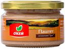 Паштет печеночный ОКЕЙ со вкусом гусиного мяса 200г, ст/б