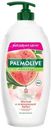 Гель-крем для душа Palmolive Натурэль женский Освежающий Арбуз с увлажняющим молочком, 750мл