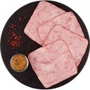 Свинина варёно-копчёная Глобус прессованная, нарезка, в вакуумной упаковке, 1кг