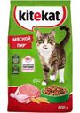 Корм сухой Kitekat Мясной пир для взрослых кошек полнорационный 800г