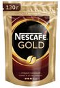 Кофе растворимый Nescafe GOLD с добавлением молотого, 130 г