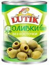 Оливки Lutik зеленые без косточки 280 г