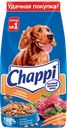 Корм сухой для взрослых собак CHAPPI Сытный мясной обед Мясное изобилие, для всех пород, полнорационный