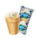 Мороженое ПЛОМБИР, вафельный стаканчик (Белгородский ХК), 65г