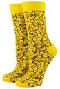 Носки  женские Гранд Утки цвет: желтый, 38-41 р-р
