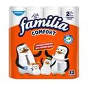 Туалетная бумага "Comfort", Familia, 2 слоя, 32 рулона