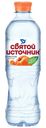 Вода минеральная Святой Источник со вкусом персика негазированная столовая 0,5 л