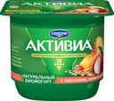 Биойогурт Активиа персик-личи-киноа 2.9%, 150г