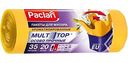 Пакеты для мусора Paclan Multitop Aroma с ушками, 35л × 20шт.