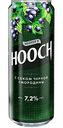 Напиток слабоалкогольный Hooch Super с соком чёрной смородины 7,2 % алк., Россия, 0,45 л