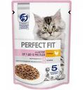 Корм для котят от 1 до 12 месяцев Perfect Fit Курица в соусе, 75 г