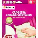 Салфетка для стёкол и зеркал из микрофибры Paterra, 35×35 см