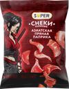 Снеки сырокопченые SUPER Азиатская пряная паприка, из курицы
