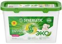 Капсулы для стирки Synergetic Color биоразлагаемые концентрированные гипоаллергенные, 12х15г