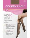 Гольфы женские Golden Lady Mio цвет: melon/загар размер: единый, 20 den, 2 пары