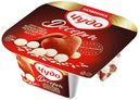 Йогурт Чудо Десерт Хрустящее кокосовое искушение с печеньем и рисовыми шариками в белой шоколадной глазури и кокосовой стружке 3% 105 г