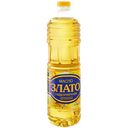 Масло подсолнечное ЗЛАТО, рафинированное дезодорированное, 1л