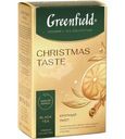 Чай черный Greenfield Christmas taste с ароматом апельсина и лайма байховый крупный лист 85г
