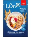 Каша Lon Овсяно-льняная яблоко-чернослив-корица моментальная, 30г