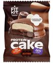 Десерт Fit Kit Кейк со вкусом шоколадный фондан протеиновый глазированный 50г