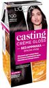 Краска для волос L'Oreal Paris Casting Creme Gloss без аммиака черная ваниль тон 100, 180 мл