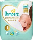 Подгузники PAMPERS®, Премиум Кеа, Ньюборн (2-5кг), 20шт.