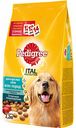 Корм для взрослых собак всех пород Pedigree с говядиной, 2,2 кг