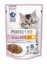 Влажный корм для котят "Курица в соусе", Perfect Fit, 75 г