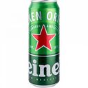 Пиво Heineken светлое пастеризованное 4,8 % алк., Россия, 0,43 л