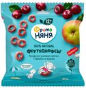 Снеки кукурузно-рисовые ФрутоНяня ФрутоПаффсы с яблоком и вишней 21 г